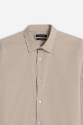 CAMICIA BASIC STRETCH BEIGE